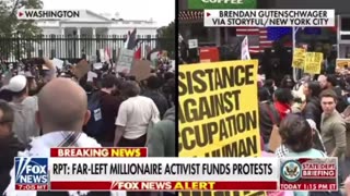 Far left millionaire activist funds protests