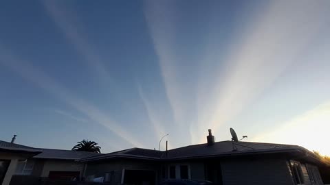 Nelson, New Zealand skys 5:30pm 14th August the days before the big flood.