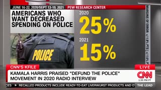 CNN: Yes, Kamala Harris has *repeatedly* praised the DEFUND THE POLICE movement