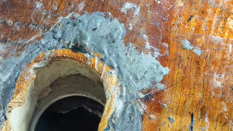Fiberglass Repair The Black Water Tank Toilet Hole