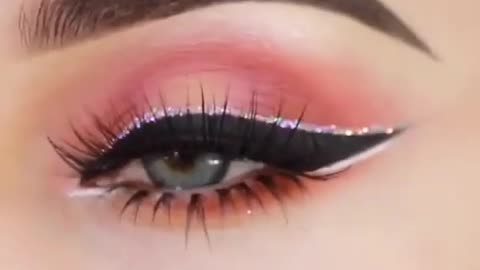 eye makeup and eyeliner tutorial | tiktok | beauty tips and tricks