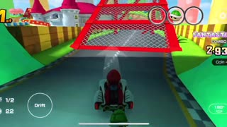 Mario Kart Tour - P-Wing Kart Gameplay (Ninja Tour Tier Shop Reward)