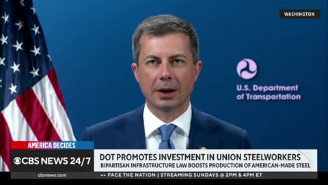 Buttigieg unpacks White House investment in union steelworkers CBS News