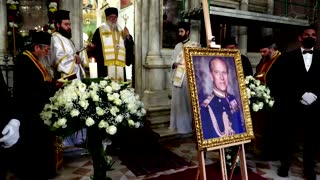 Corfu, Prince Philip's birthplace, holds liturgy