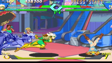 Rogue + Storm vs Cammy + Bison