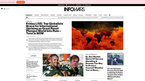 How to bypass the governments block to the website Infowars
