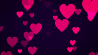 713. Neon Love Heart 💜Purple Heart Background Neon Heart animation I heart