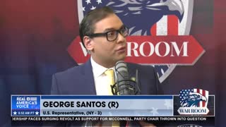 Rep. George Santos argues his side on War Room