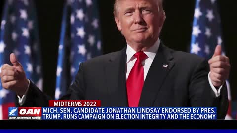 Mich. Sen. candidate Jonathan Lindsey endorsed by President Trump