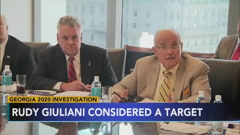 Rudy Giuliani informed he is now 'target' in Georgia 2020 election probe