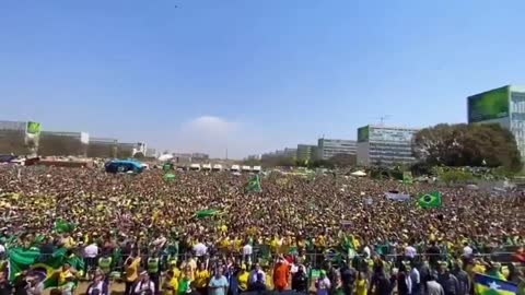 Brazil Rally for Freedom from Globalist/Progressive Agenda "Caraio Bixo"