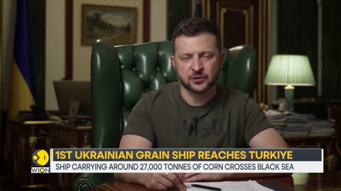 First Ukrainian grain shipment reaches Turkiye, more ships expected to set out | Latest English News