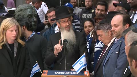 New York Mayor Eric Adams Holds Vigil for Victims of Terrorist Attacks in Israel