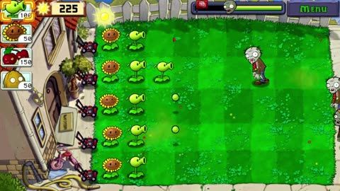 lvl 3 of plants vs zombies