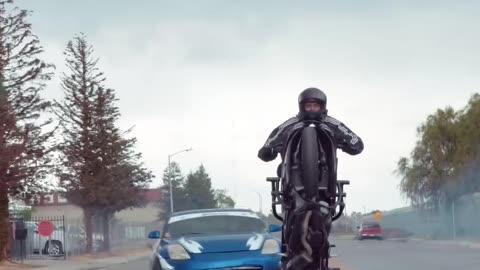 Motorcycle Willie and drift car drifting