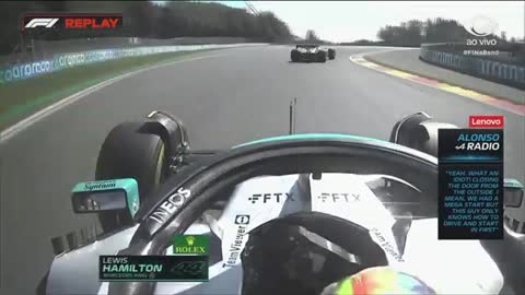 Lewis Hamilton crash!! Battle Hamilton - Alonso!! | Belgium 2022 F1