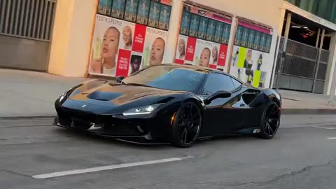 That Black Mean Ferrari.