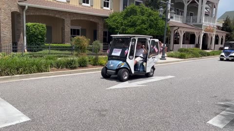 Trump Golf Cart Rally in The Villages FL