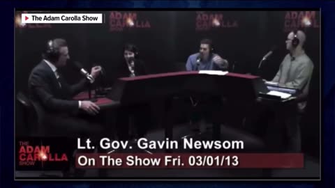 Gavin Newsome destroyed by Adam Carolla