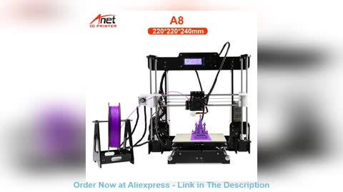 ☑️ Anet 3D Printer A8 A8 Plus DIY Kit High precision Desktop Imprimante 3D Printing Kit With Marlin