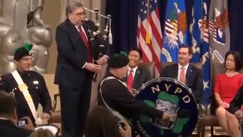 Bill Barr and the USA Military bag it out