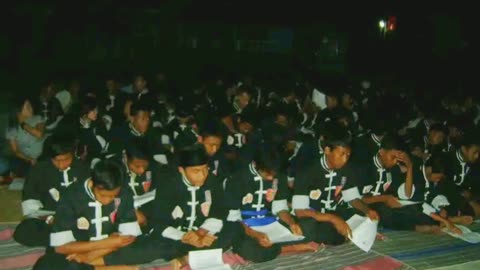 suasana Haul Guru Besar IKSPI Kera Sakti Cabang Bojonegoro Tahun 2010