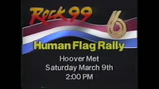 March 2, 1991 - WBRC Promos for 'Alabama's Living History' & Human Flag Rally