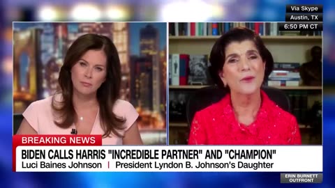 Lyndon B. Johnson's daughter calls Biden concession a 'magical' moment