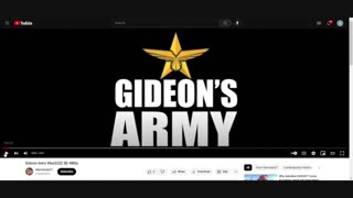 GIDEONS ARMY TODAY 5/26 @ 915 AM SORRY SECOND TRY ... LOL