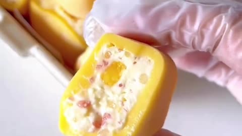Mango cream cheese mochi 🤤