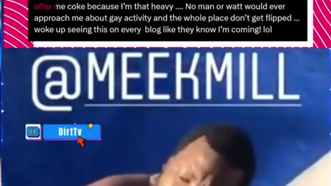 Rapper Meek Mill addresses the allegation