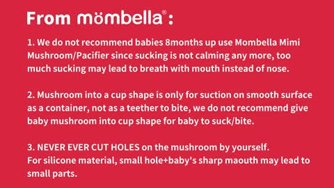 Mombella Mimi The Mushroom Super Soft Silicone Baby