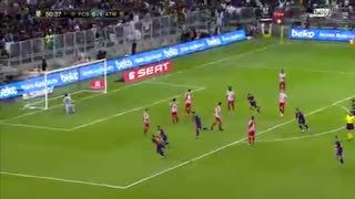 Golazo de Messi vs Atletico Madris [Super CUp]