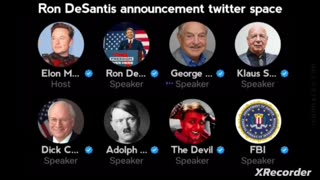 Twitter Space Conversation featuring DeSantis, Trump, FBI.