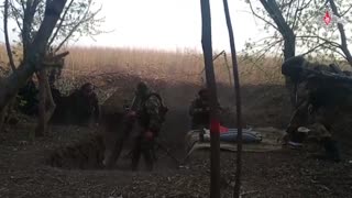 💥 Artillerymen of Bars-10 detachment destroy enemy in Zaporozhye region.
