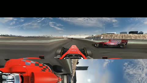 360 Video of F1 car racing in dubai VR 4K