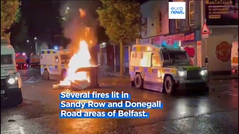 Petrol bombs thrown at police in second night of rioting in Belfast | NE