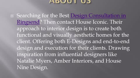 Best Design Consultation in Ringsend