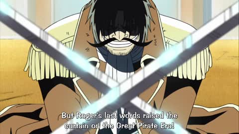 One Piece – Silvers Rayleigh about Roger becoming Pirate King