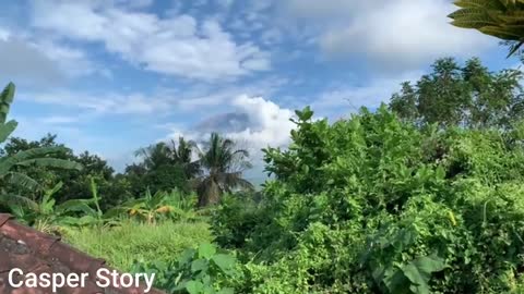 Beautiful View of Mount Agung in Karangasem Bali