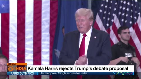 🚨 Chicken-mala Harris Turns Down Debate Against Donald Trump