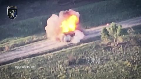 Russian Van Explodes