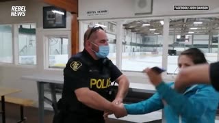 Canadian Mother ARRESTED In Front Of Crying Children For Not Showing Vaccine Pass
