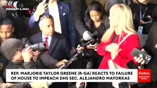 Marjorie Taylor Greene Shares Message For Republicans Who Voted Against Mayorkas Impeachment