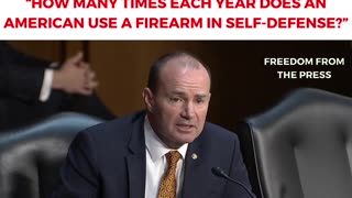 BRUTAL: Mike Lee OBLITERATES Gun Grabbers' Narrative With Simple Question