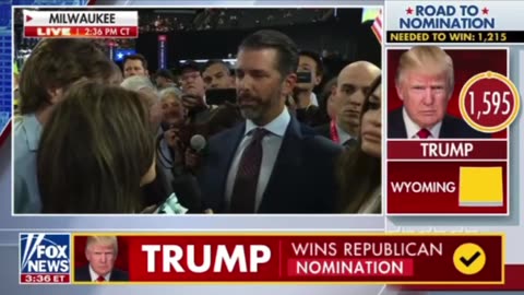 Don Jr -first words out of my mouth was you’re the biggest bad ass I’ve ever seen