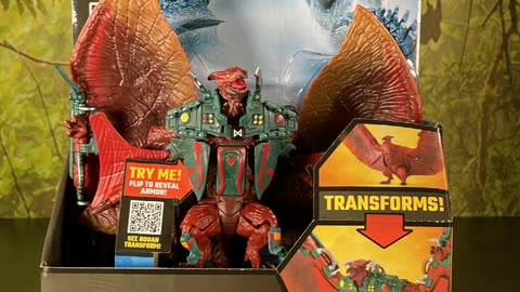 New Godzilla Vs Kong Toys Titan Tech Rodan Unboxed MonsterVerse Godzilla Toys King Kong 2023 #shorts