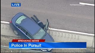 Erratic Driver Leads Police On A Dangerous Pursuit... Ends with a PIT Move in Kansas City