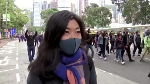 Protests are continuing in Hong Kong