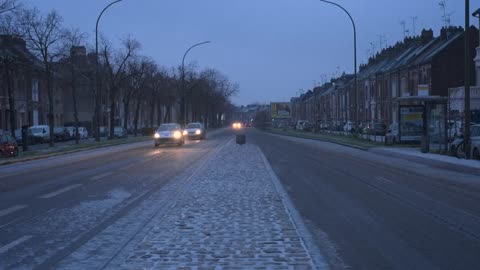 Ice and moderate snow in northern France